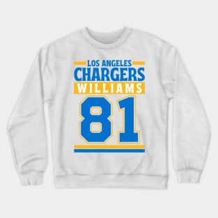 Los Angeles Chargers Williams 81 Edition 3 Crewneck Sweatshirt